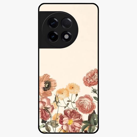 Timeless Garden Romance Glass Case for 1+11R elegant front view featuring classic floral garden artwork