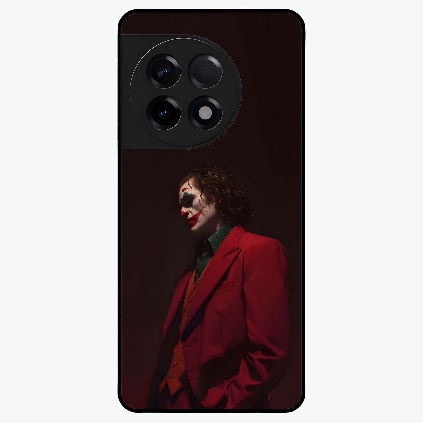 Tragic Chaos King Glass Case for 1+11R dramatic front view featuring intense dark themed artwork