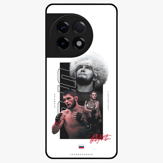 Unbeaten Warrior Legacy Glass Case for 1+11R powerful front view featuring fearless warrior inspired artwork