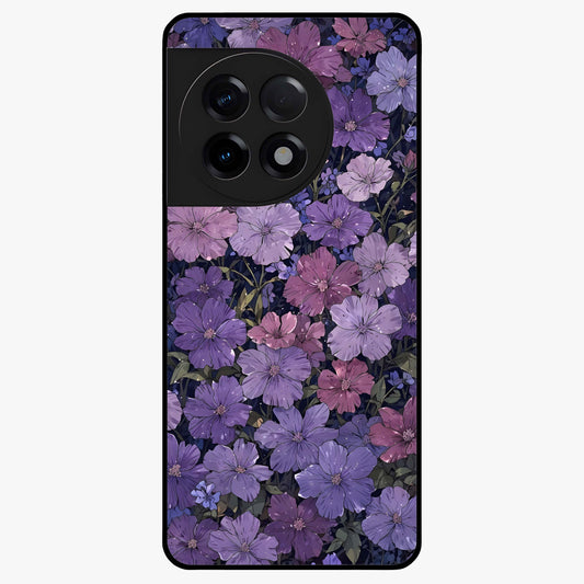 Velvet Bloom Tapestry Glass Case for 1+11R elegant front view featuring rich floral tapestry artwork