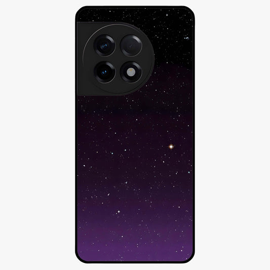 Violet and Black Shade Glass Case for 1+11R striking front view featuring deep violet and black gradient artwork