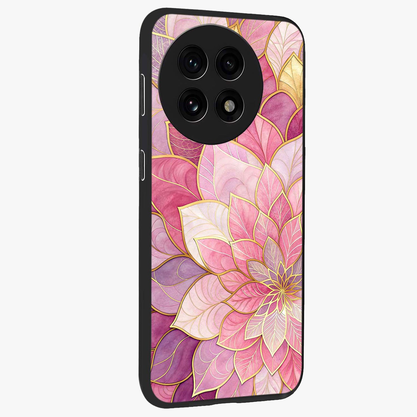 Blush Luxe Bloom Glass Case for OnePlus 13R |1+13R