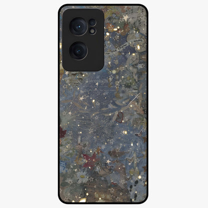 Aesthetic Astrolophia Glass Case for 1+Nord CE 2  front view featuring celestial astrology inspired artwork