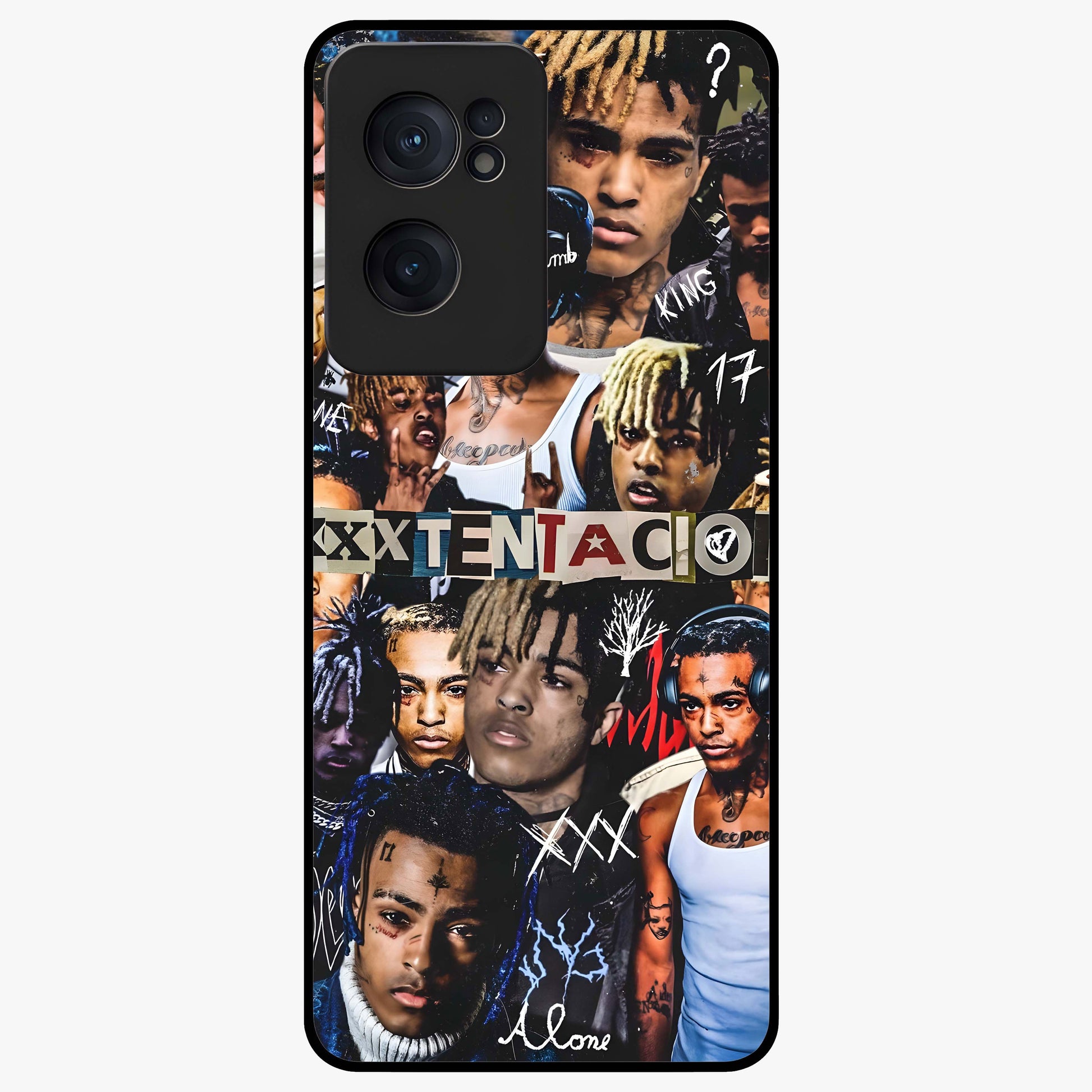 Broken Fame Diaries Glass Case for 1+Nord CE 2  bold front view featuring expressive diary inspired artistic artwork