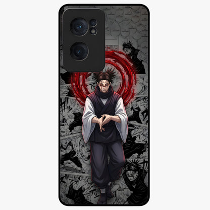 Cursed Ritual Ascension Glass Case for 1+Nord CE 2  dramatic front view featuring dark ritual inspired artwork