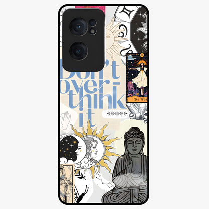 Ethereal Thoughts Glass Case for 1+Nord CE 2  dreamy front view featuring abstract artistic artwork with soft tones