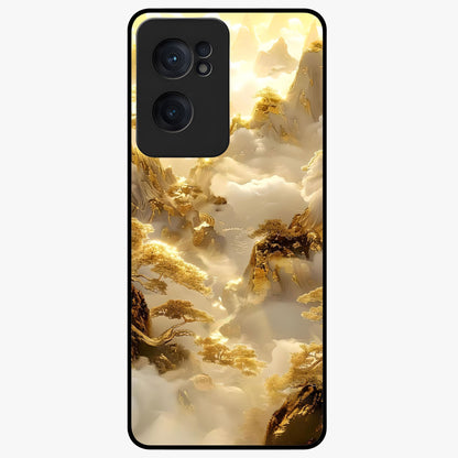 Gates of Illumination Glass Case for 1+Nord CE 2  dramatic front view featuring glowing gateway inspired artwork