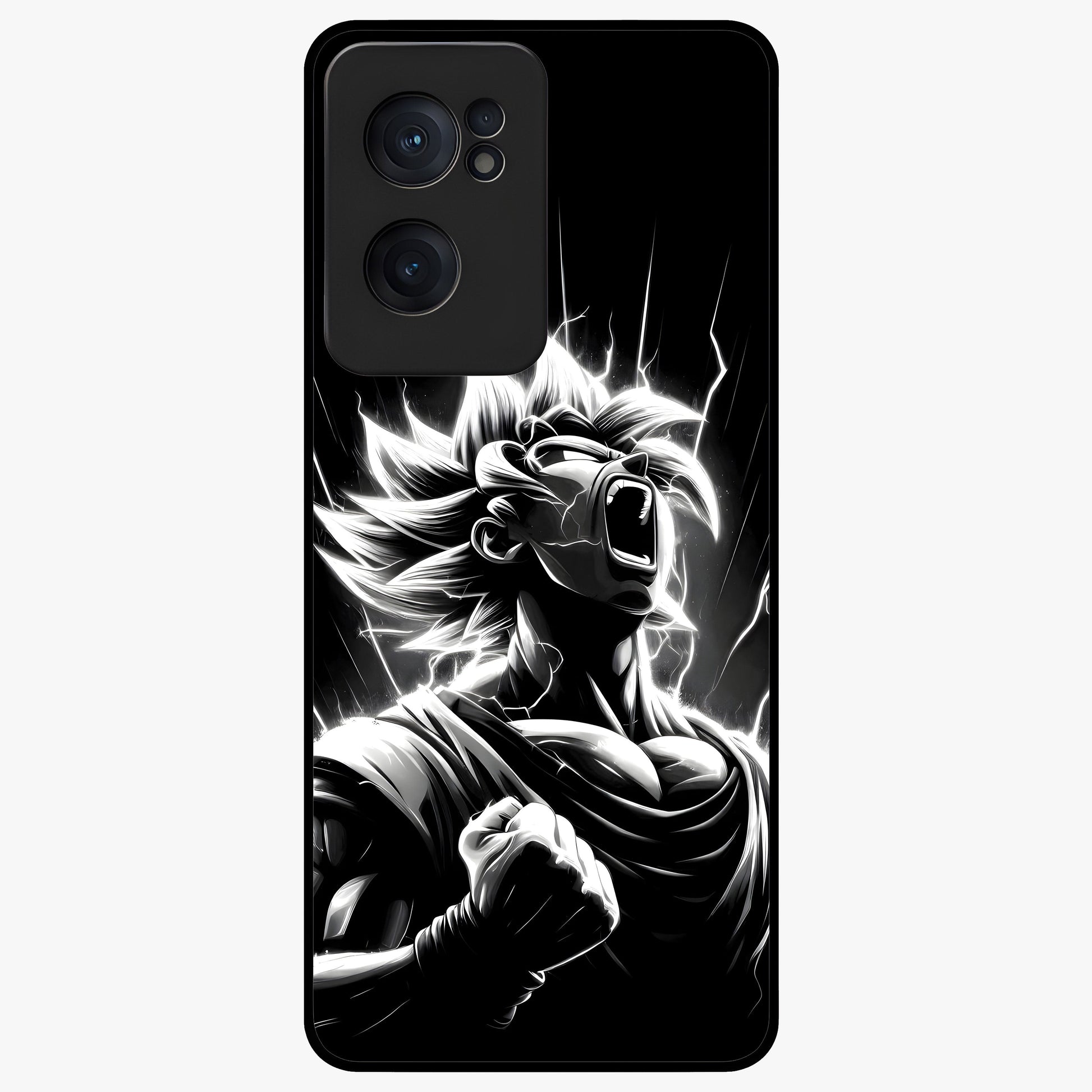 Limitless Power Unleashed Glass Case for 1+Nord CE 2  intense front view featuring bold high energy artwork