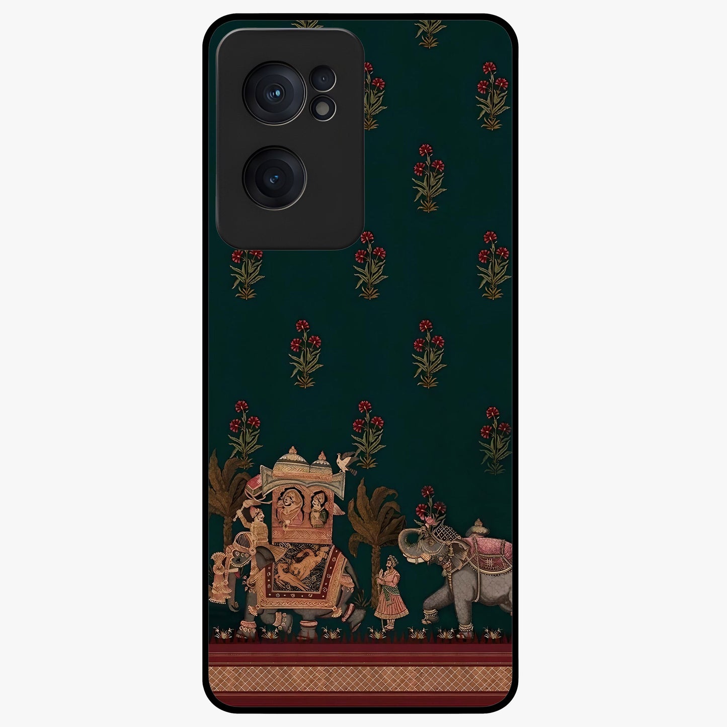 Macmerise Glass Case for 1+Nord CE 2  stylish front view featuring bold modern artistic artwork