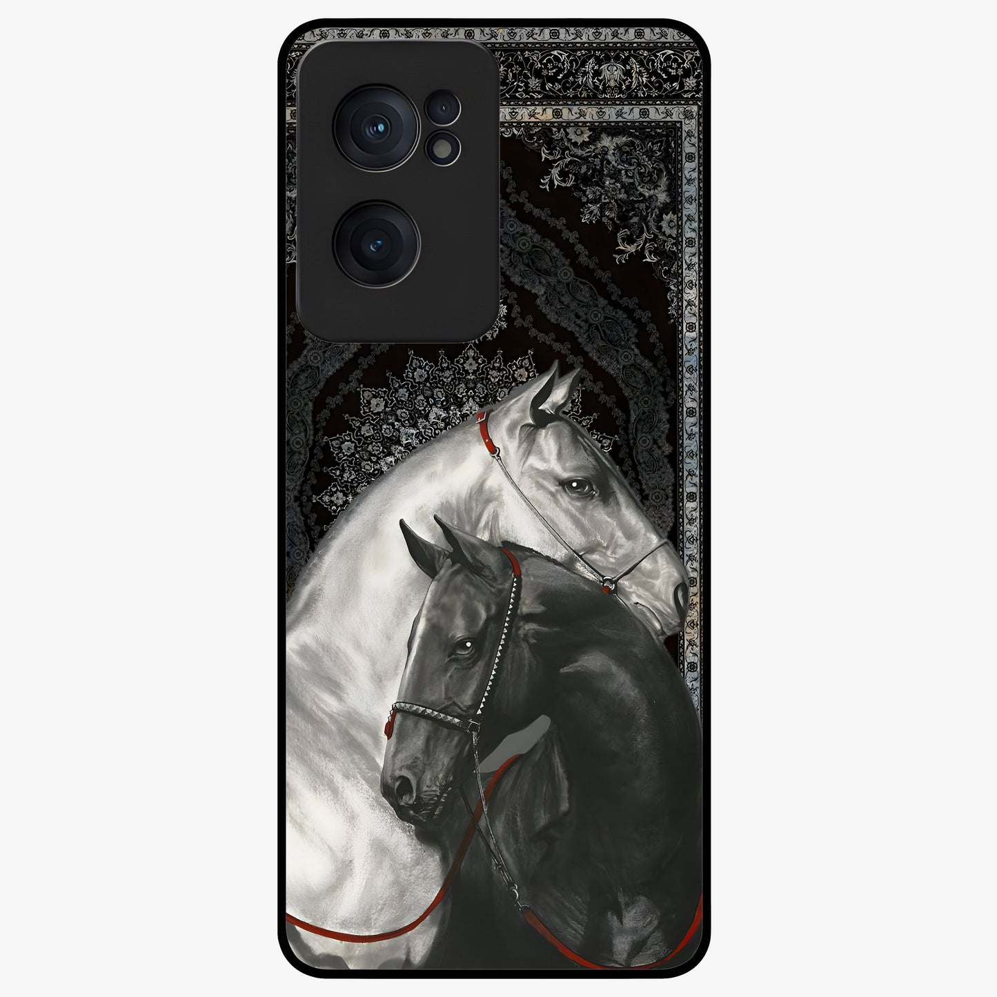 Majestic Ride Legacy Glass Case for 1+Nord CE 2  bold front view featuring dynamic ride inspired artwork