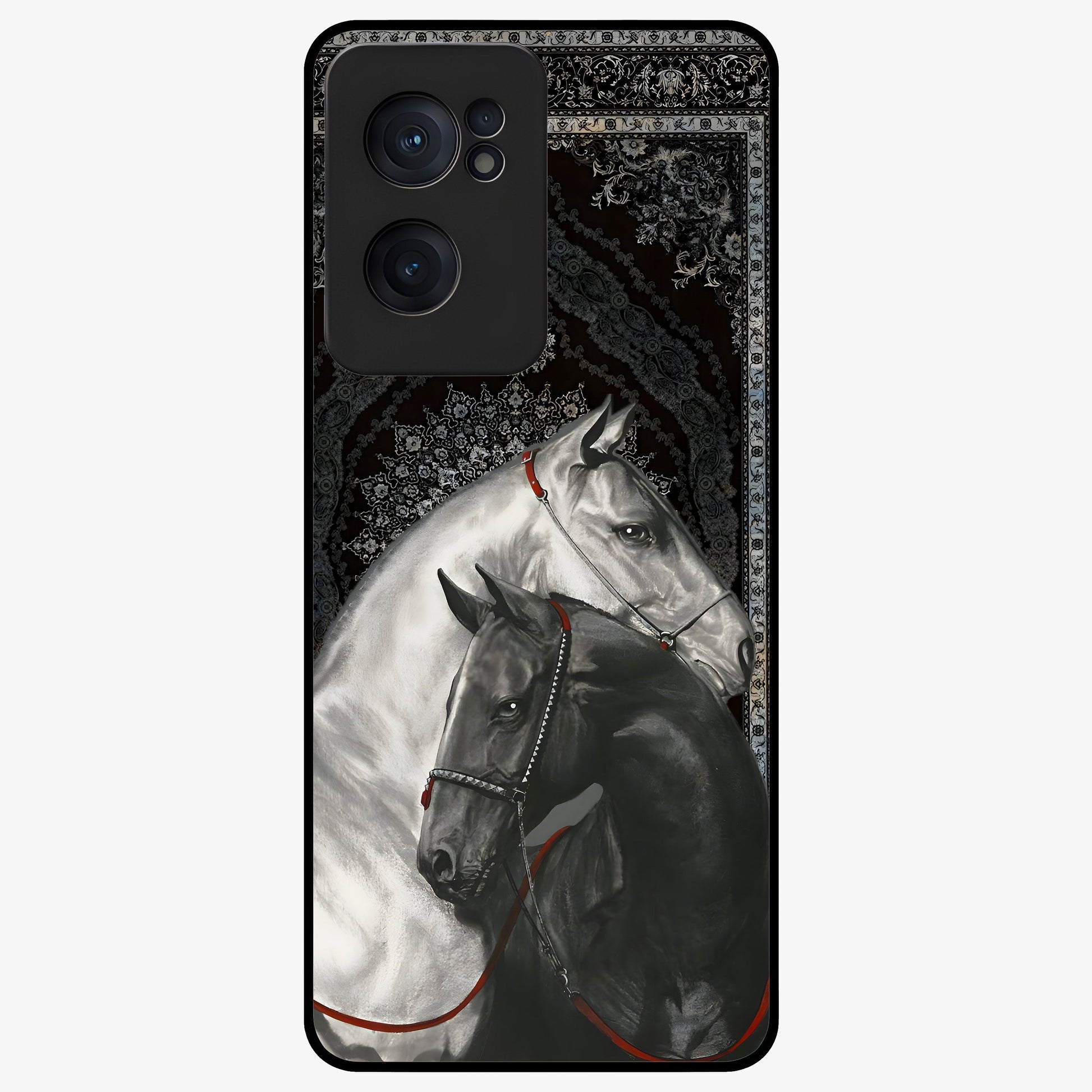 Majestic Ride Legacy Glass Case for 1+Nord CE 2  bold front view featuring dynamic ride inspired artwork