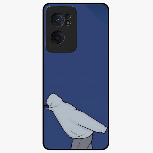 Quiet Painful Love Glass Case for 1+Nord Ce 2  emotional front view featuring expressive romantic artwork