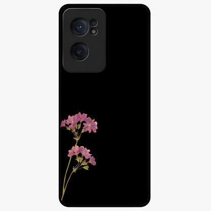 Riching Lavender Flower Glass Case for 1+Nord CE 2  soft front view featuring elegant lavender floral artwork