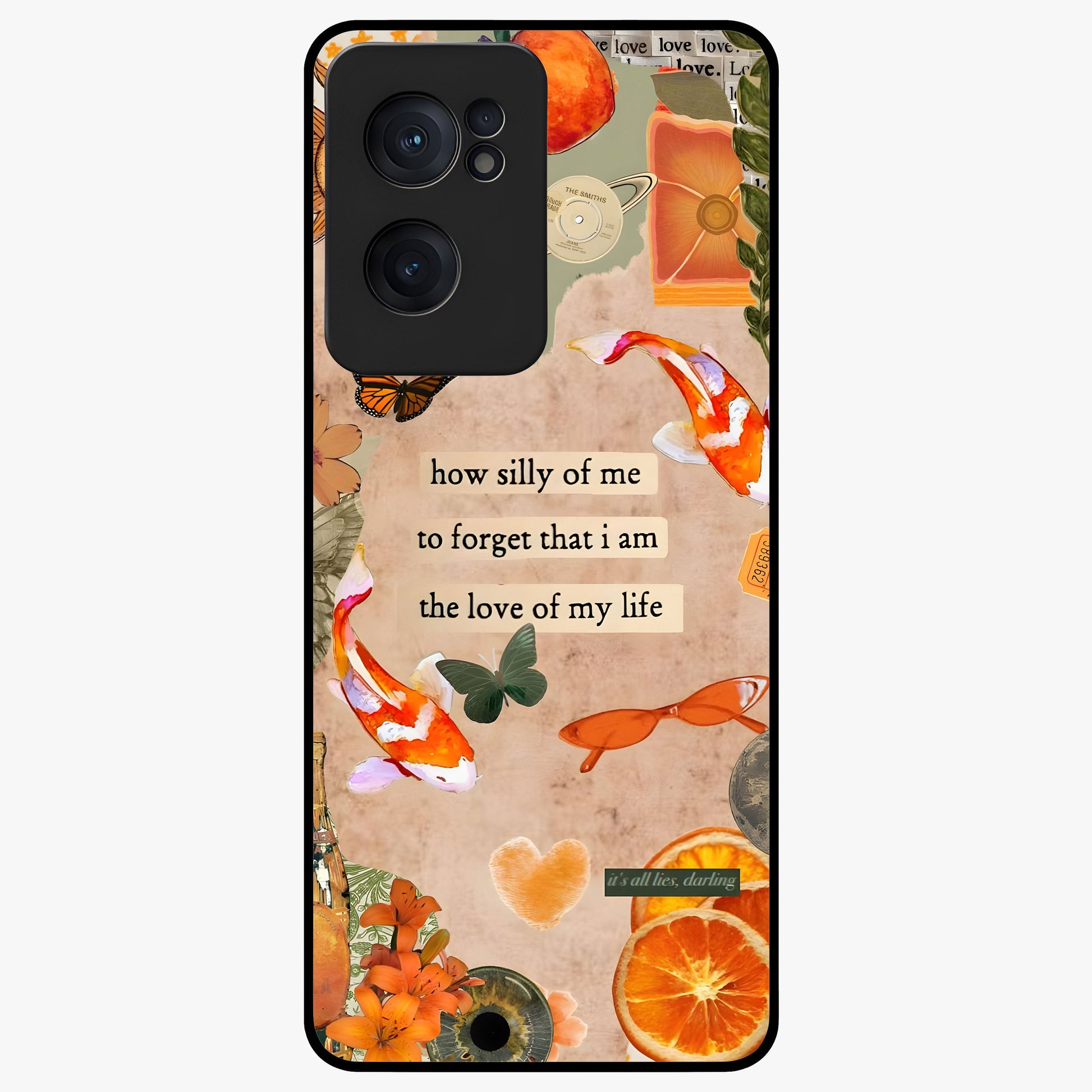 Soft Chaos Aesthetic Glass Case for 1+Nord Ce 2  artistic front view featuring abstract chaotic artwork in soft pastel tones