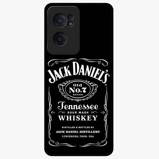 Vintage Whiskey Heritage Glass Case for 1+Nord Ce 2  bold front view featuring classic whiskey label inspired artwork