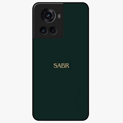 Sabr Minimal Patience Glass Case for OnePlus 10R |1+10R
