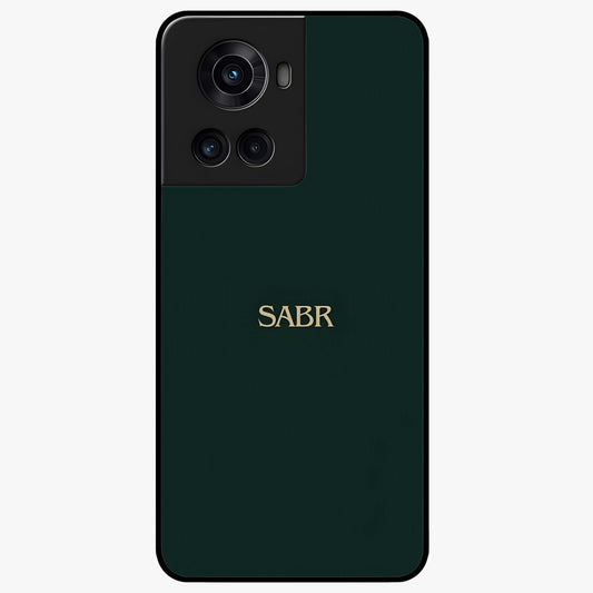 Sabr Minimal Patience Glass Case for OnePlus 10R |1+10R
