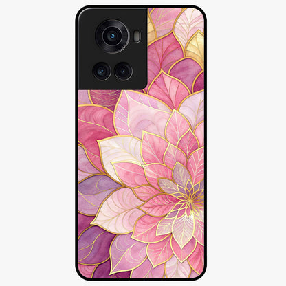 Blush Luxe Bloom Glass Case for OnePlus 10T |1+10T