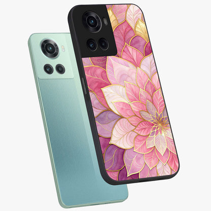 Blush Luxe Bloom Glass Case for OnePlus 10T |1+10T