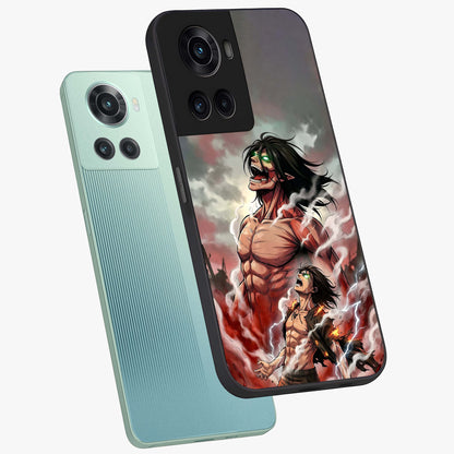 Titan Awakening Fury Glass Case for OnePlus 10R |1+10R