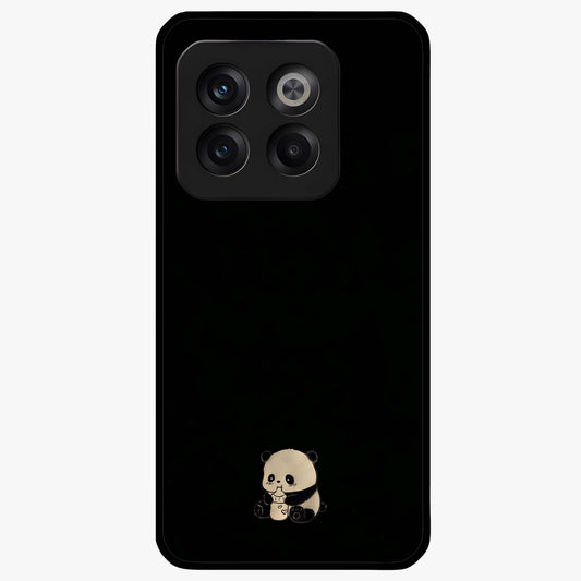 Midnight Panda Love Glass Case for OnePlus 10R |1+10R
