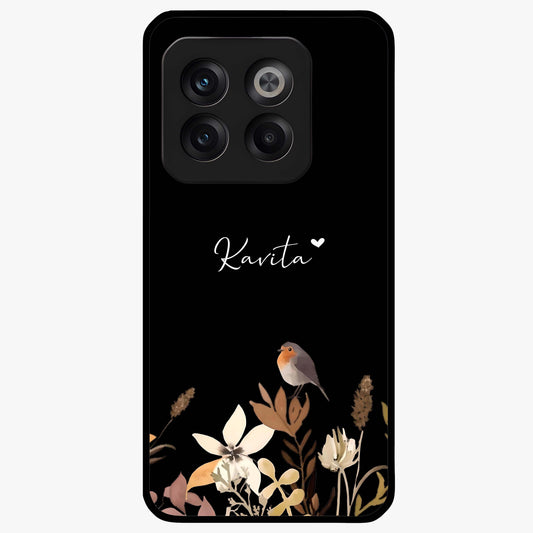 Quiet Garden Tune Custom Name Glass Case for OnePlus 10T |1+10T