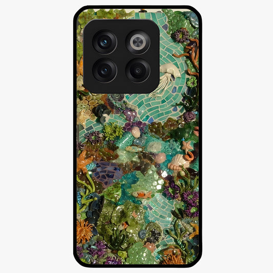 Underwater Mosaic Art Glass Case for OnePlus 10T |1+10T