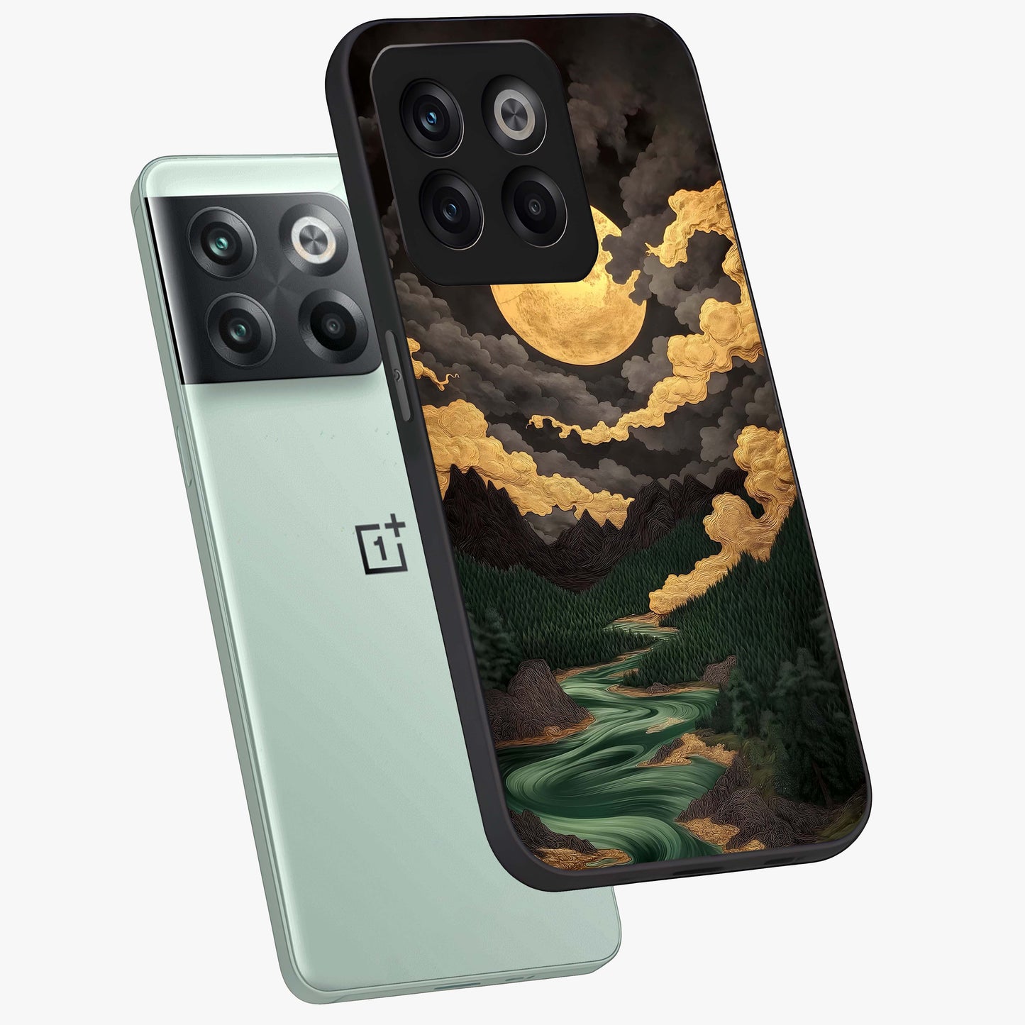 Lunar Silk Garden Glass Case for OnePlus 10T |1+10T