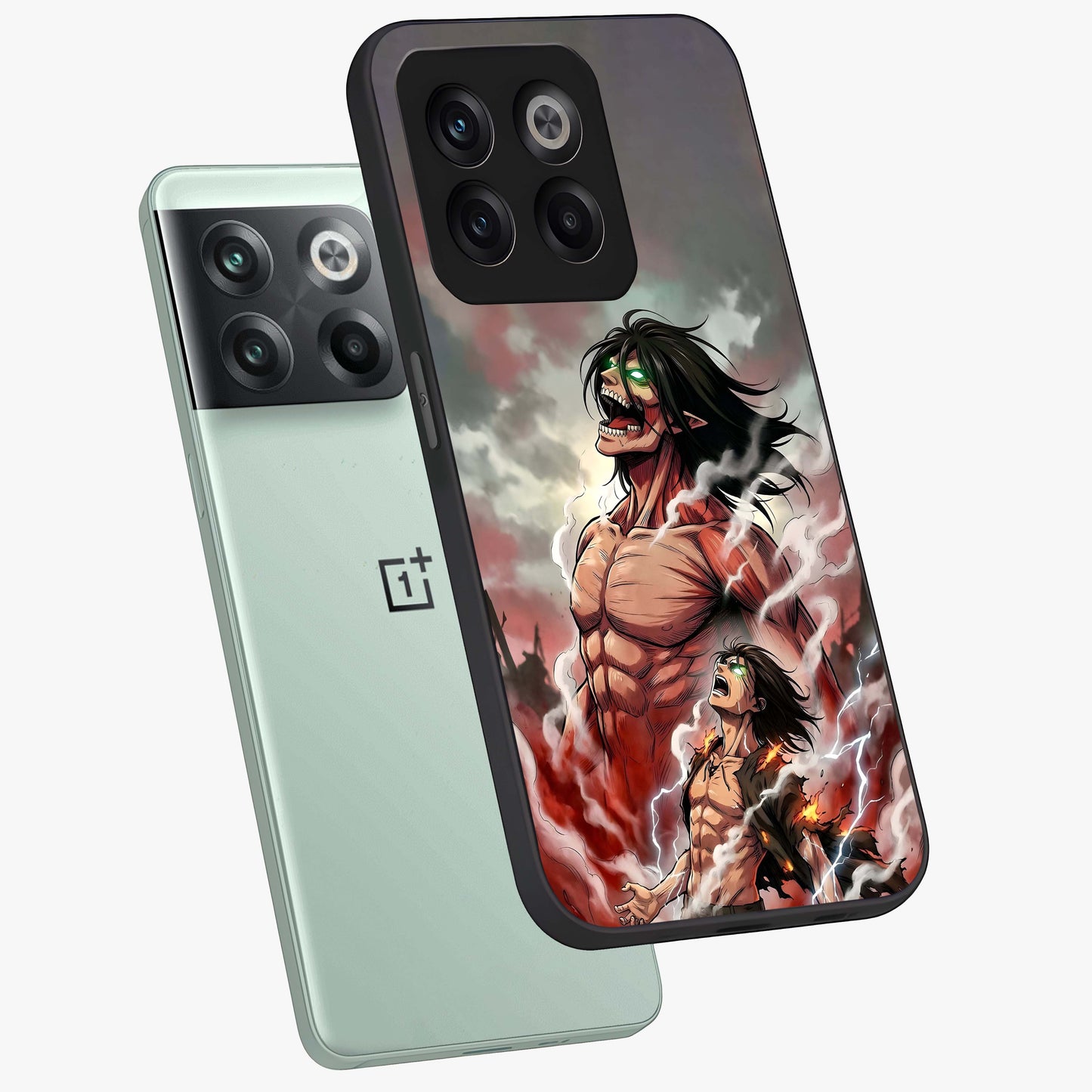 Titan Awakening Fury Glass Case for OnePlus 10T |1+10T