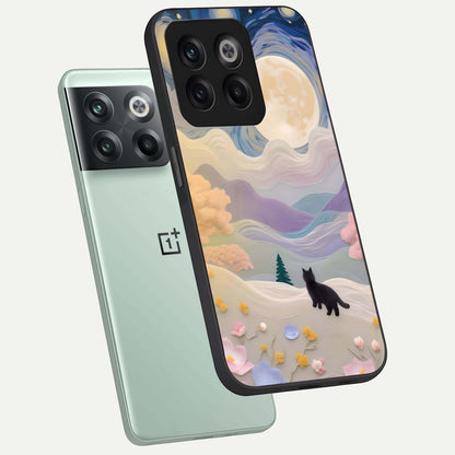 Moonlit Petal Path Glass Case for OnePlus 10T |1+10T