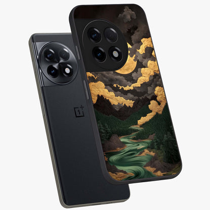 Lunar Silk Garden Glass Case for OnePlus 11R |1+11R