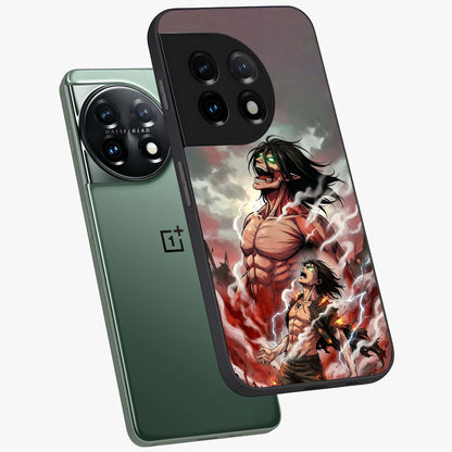 Titan Awakening Fury Glass Case for OnePlus 11 |1+11