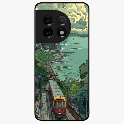 Seaside Train Ride Glass Case for OnePlus 11 |1+11
