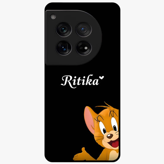 Forever Chasing Love Jerry Custom Name Glass Case for OnePlus 12 |1+12