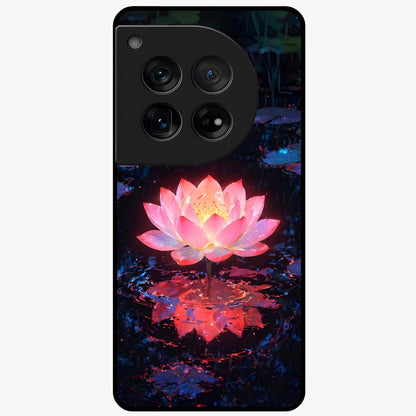 Luminous Lotus Glow Glass Case for OnePlus 12 |1+12