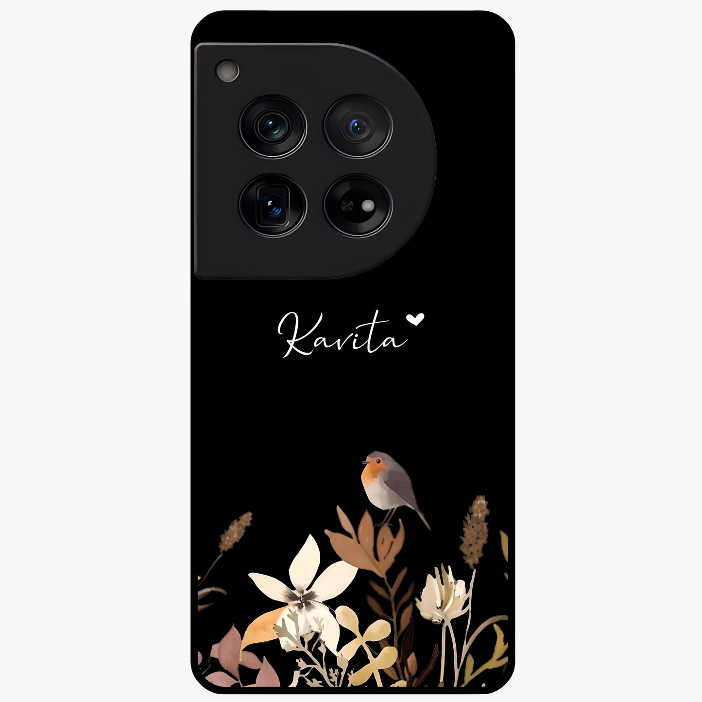 Quiet Garden Tune Custom Name Glass Case for OnePlus 12 |1+12
