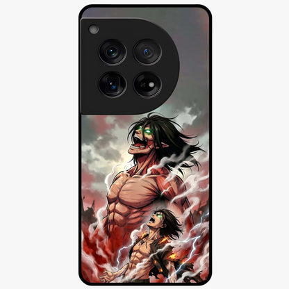 Titan Awakening Fury Glass Case for OnePlus 12R |1+12R