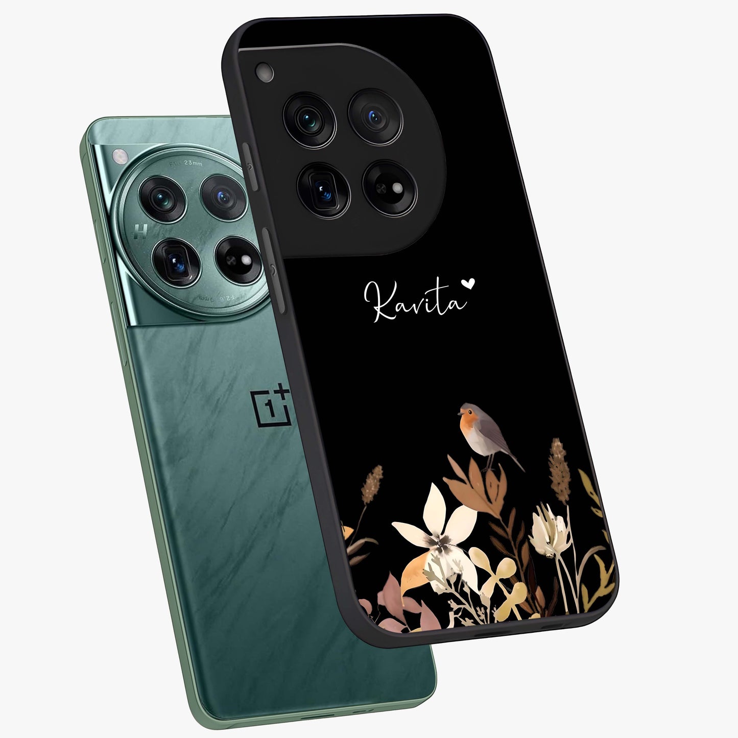 Quiet Garden Tune Custom Name Glass Case for OnePlus 12 |1+12