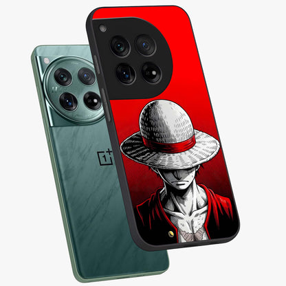 Scarlet Pirate Resolve Glass Case for OnePlus 12 |1+12