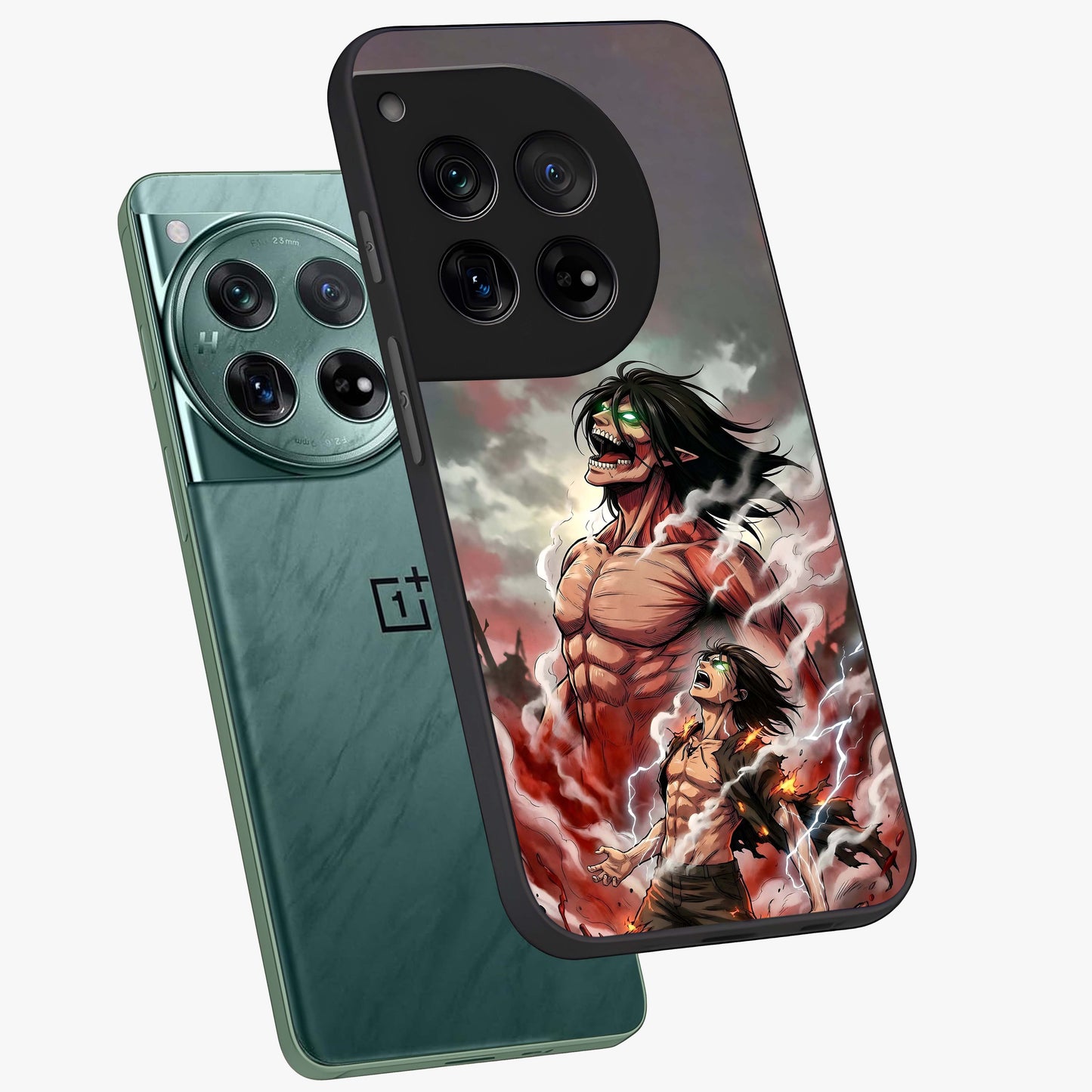 Titan Awakening Fury Glass Case for OnePlus 12R |1+12R