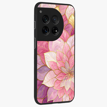 Blush Luxe Bloom Glass Case for OnePlus 12 |1+12