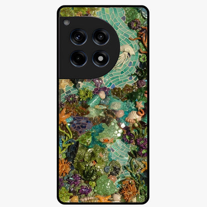 Underwater Mosaic Art Glass Case for OnePlus 12R |1+12R