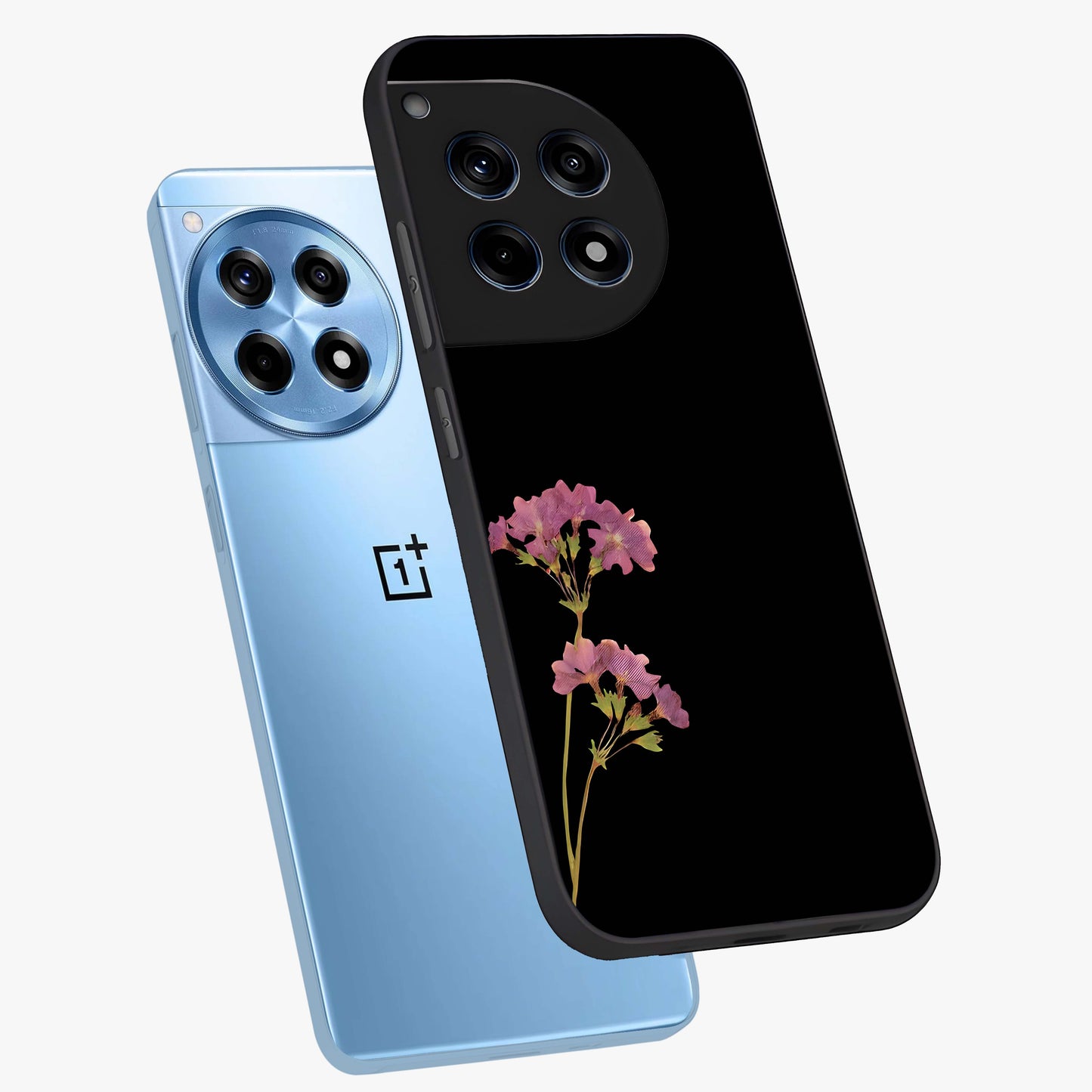 Riching Lavender Flower Glass Case for OnePlus 12R |1+12R