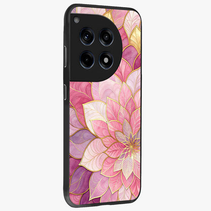 Blush Luxe Bloom Glass Case for OnePlus 12R |1+12R