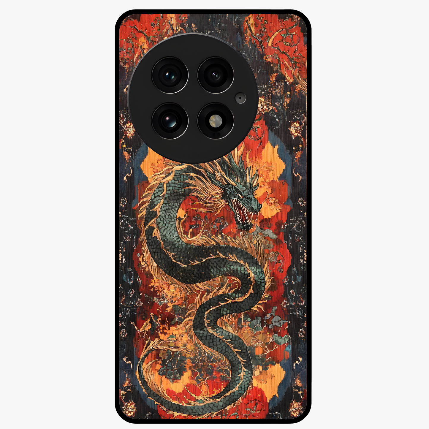Inferno Dragon Soul Glass Case for OnePlus 13 |1+13