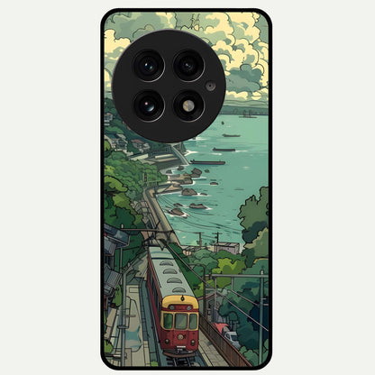 Seaside Train Ride Glass Case for OnePlus 13 |1+13
