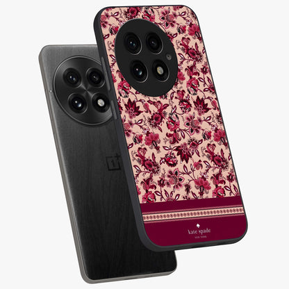 Crimson Rose Charm Glass Case for OnePlus 13 |1+13