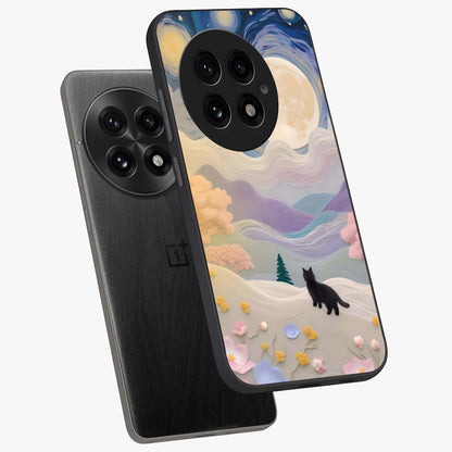 Moonlit Petal Path Glass Case for OnePlus 13 |1+13