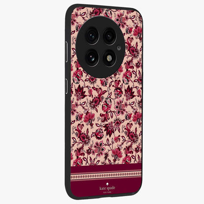 Crimson Rose Charm Glass Case for OnePlus 13 |1+13