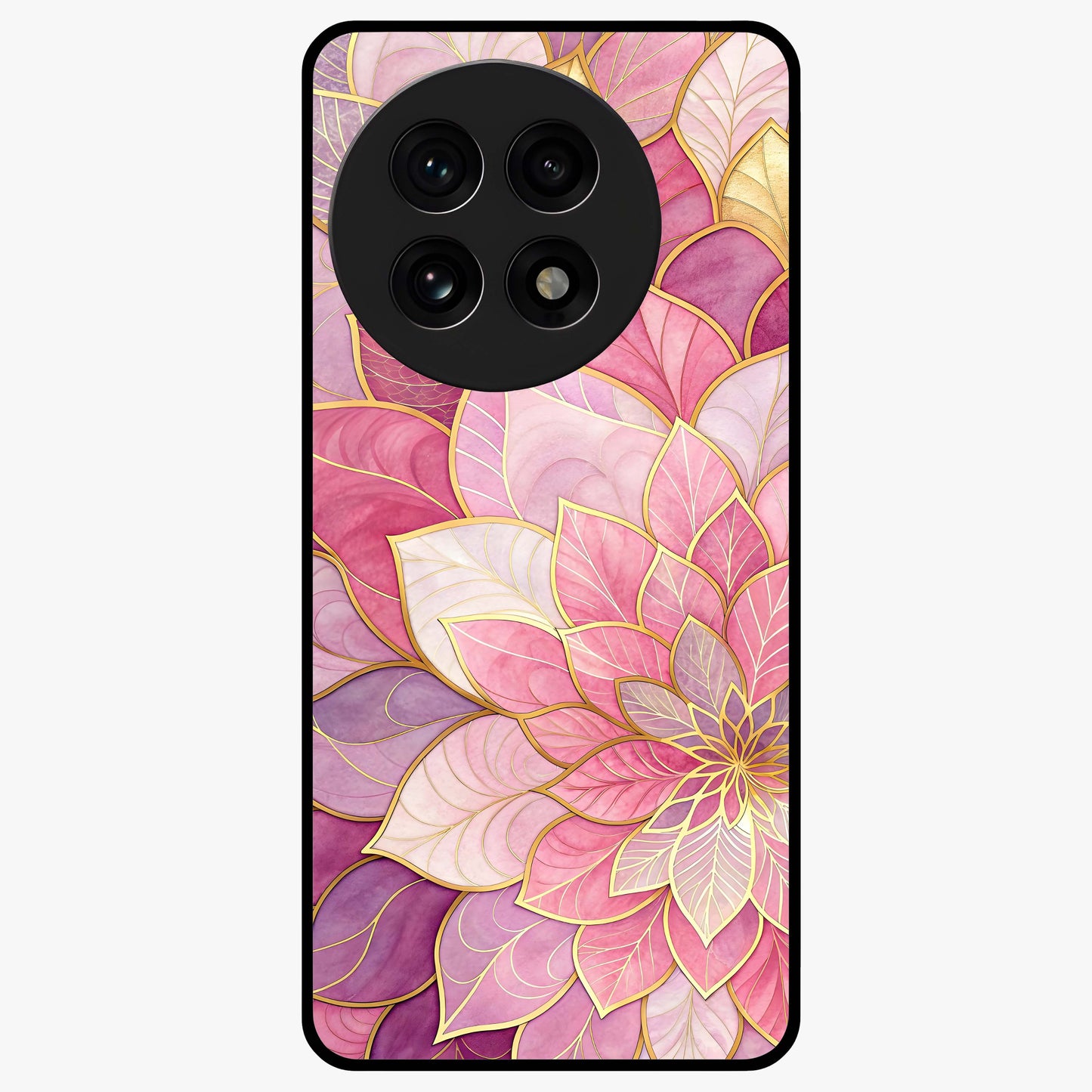 Blush Luxe Bloom Glass Case for OnePlus 13R |1+13R